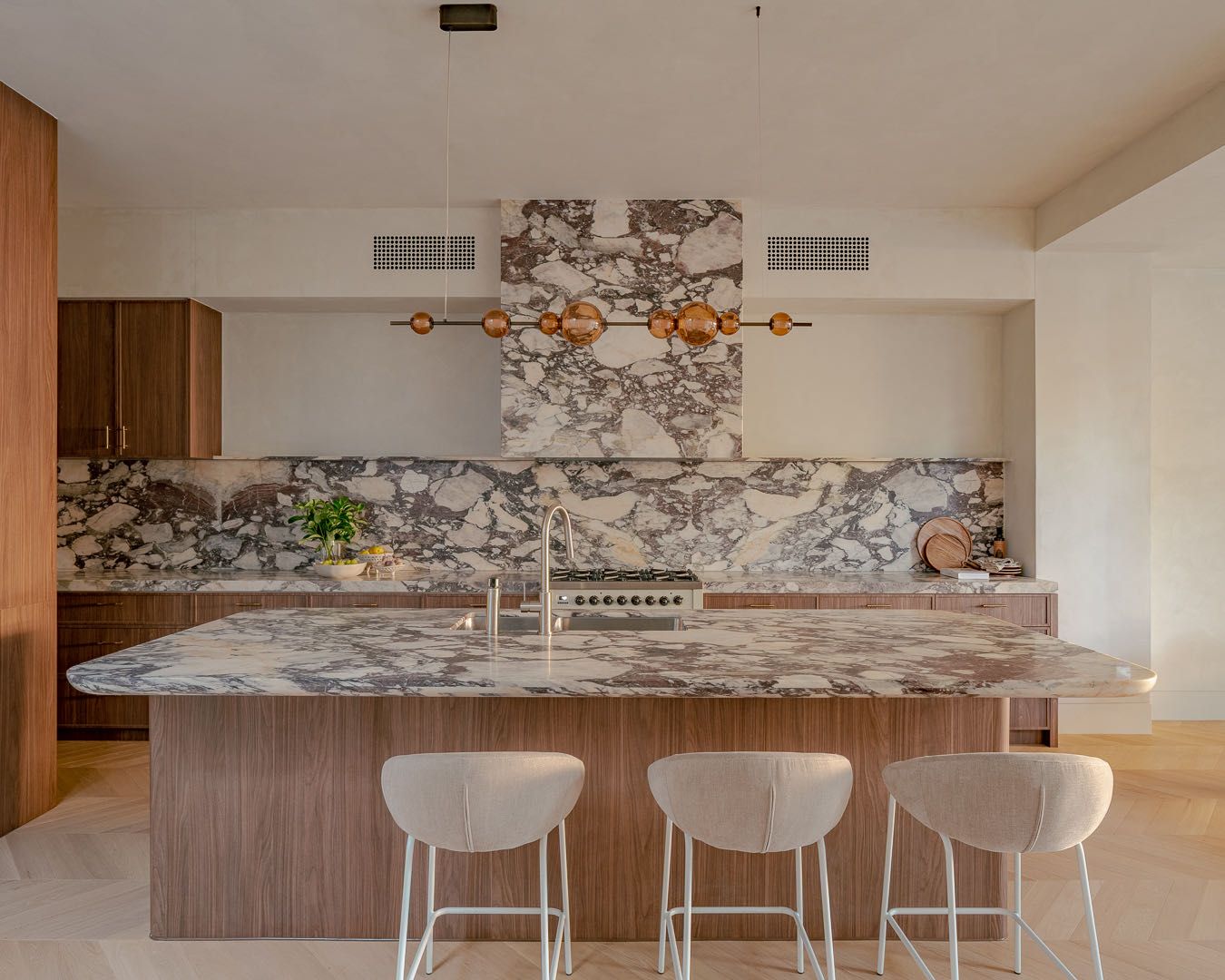 Canterbury Road marble kitchen
