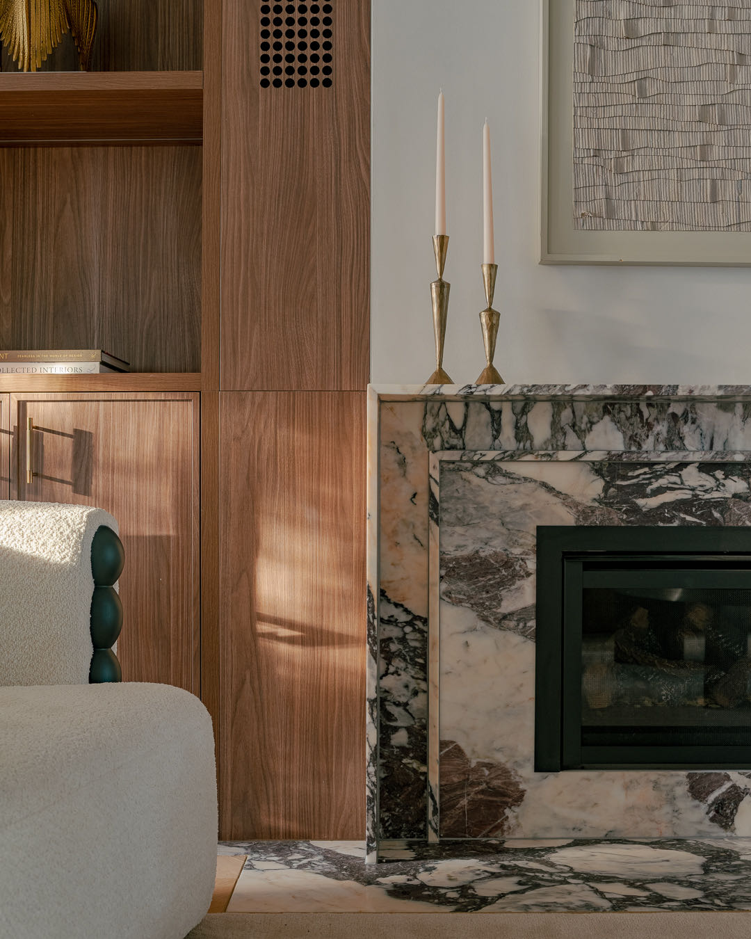 Canterbury Road marble fireplace